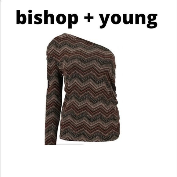 bishop + young Tops - bishop+young GNO One Shoulder Top